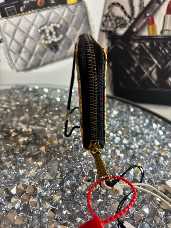 Kurt Geiger RARE London Small Scarf Print Wallet NWT - Picture 10 of 15